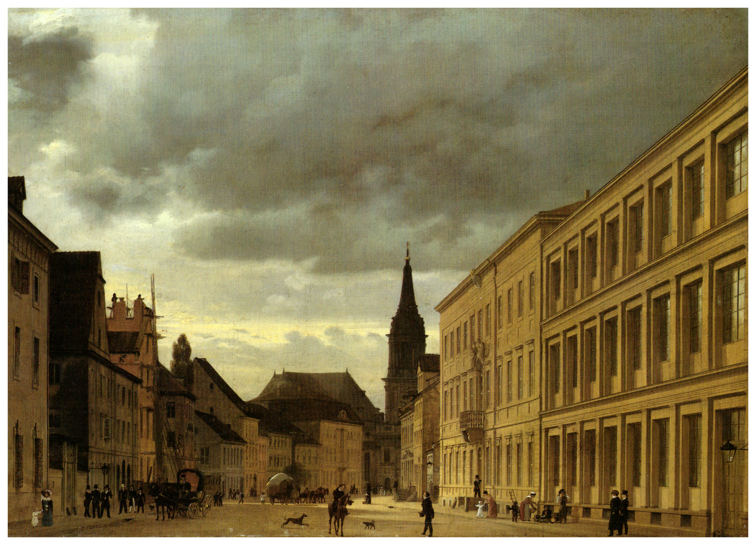 Eduard Gaertner, Klosterstraße, 1830