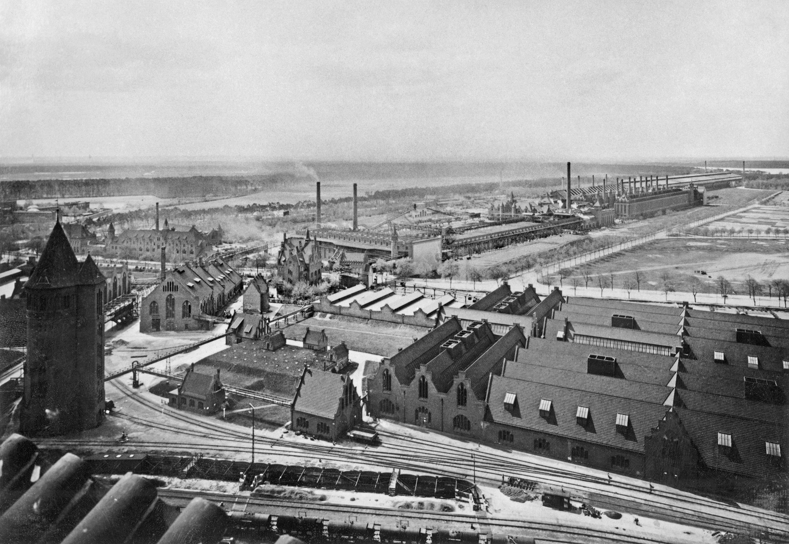 GASAG Gaswerk Tegel, 1909