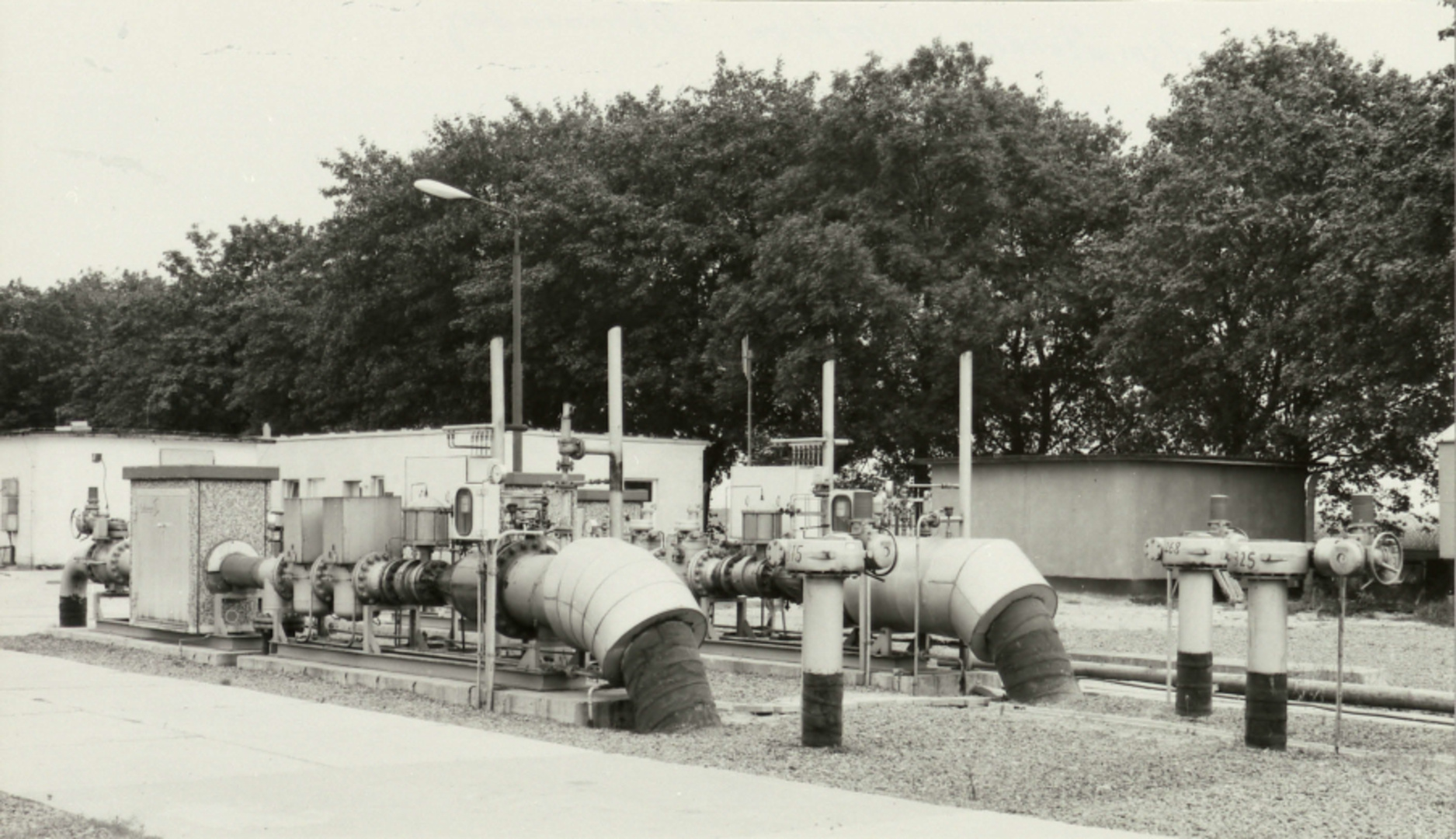 Erdgas-Übernahmestation Blumberg, 1983