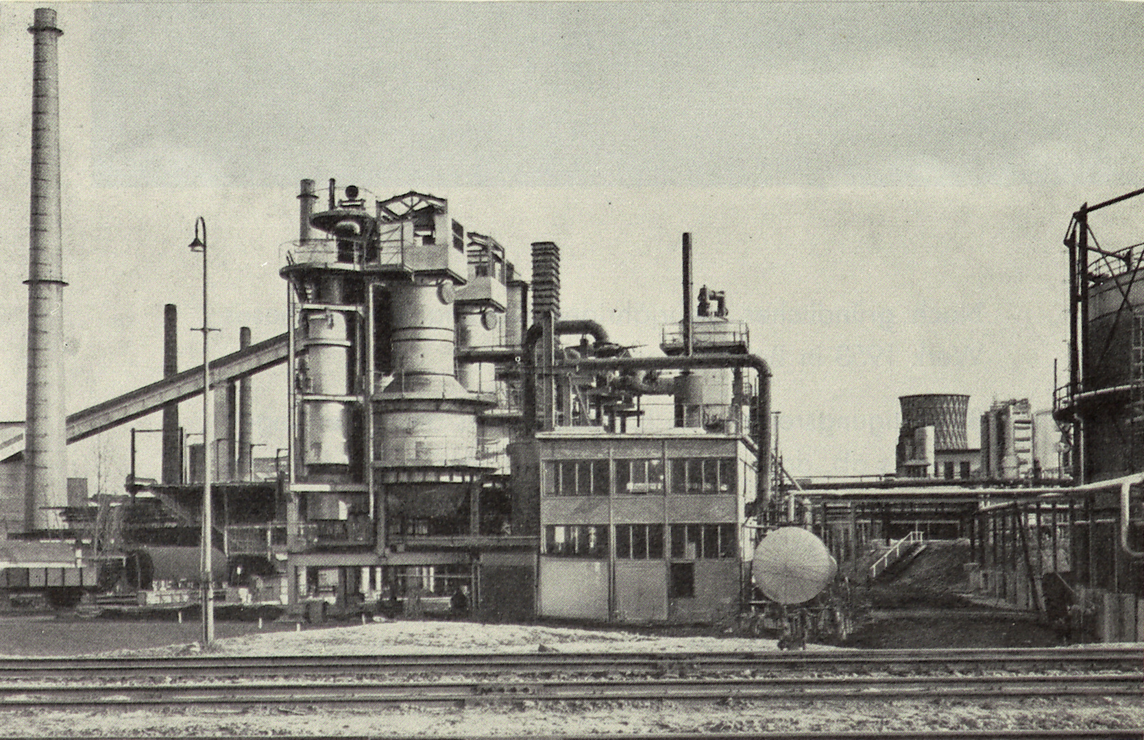 GASAG Gaswerk Mariendorf, erste deutsche Ölspaltanlage, 1956