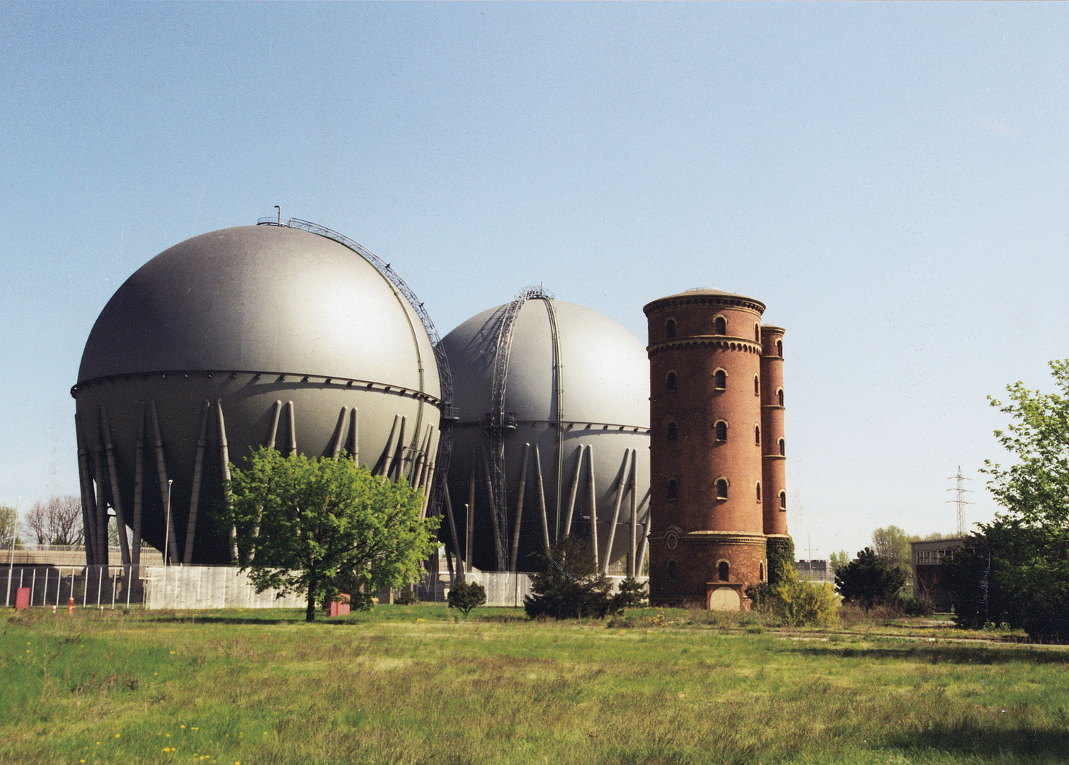 GASAG  Gaswerk Charlottenburg, Kugelgasbehälter